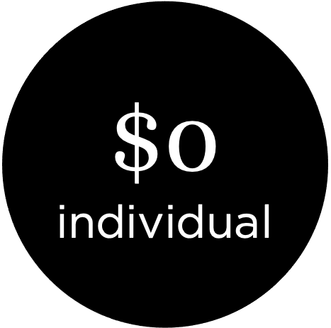 $0/individual