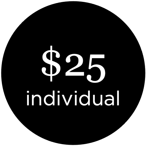 $25/individual